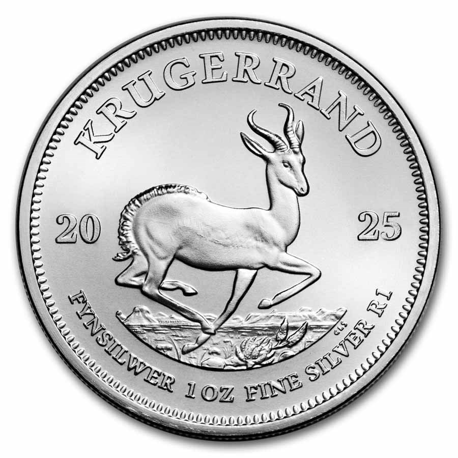 2025 South African Krugerrand 1 ounce sølvmynt