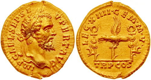 Aureus Septimius Severus 193 Leg XIIII GMV