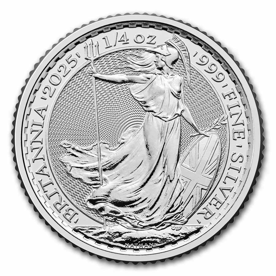 1/4 ounce sølvmynter